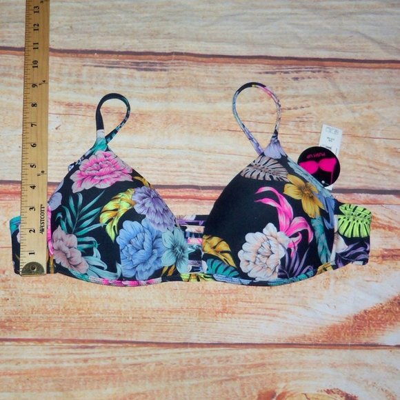 NOBO No Boundaries Floral Bikini To Bottoms - L/G 11-13 - NWT - Picture 7 of 13